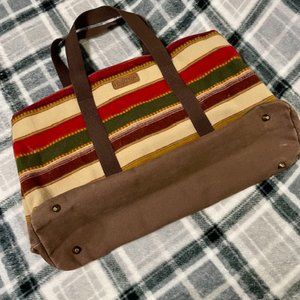 Pendleton Wool Big Tote, footed